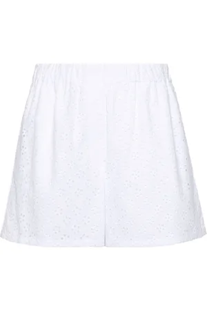 Kenzo Kurze High-Rise-Shorts mit Lochstickerei