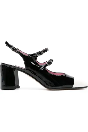 Carel Papaya Pumps aus Lackleder 60mm