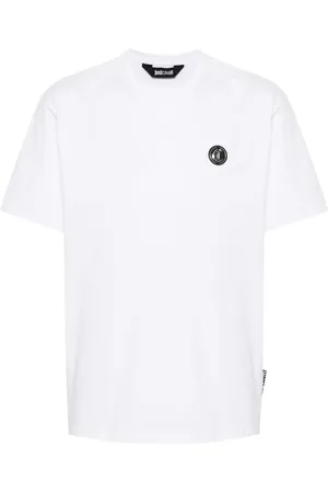 Roberto Cavalli T-Shirt mit Logo-Applikation