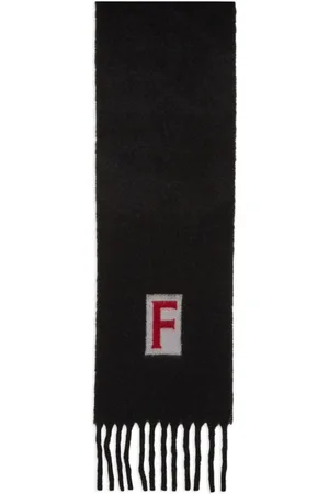 Salvatore Ferragamo Fransenschal mit Logo-Intarsie