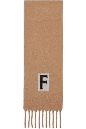 Salvatore Ferragamo Fransenschal mit Logo-Intarsie