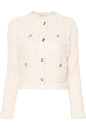Twin-Set Bouclé-Jacke