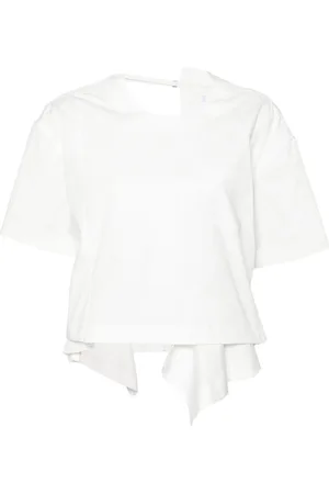 SACAI Klassisches Popeline-T-Shirt