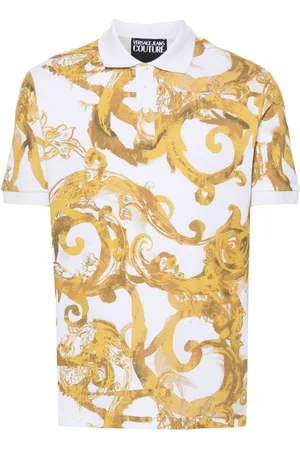 VERSACE Watercolour Couture Poloshirt