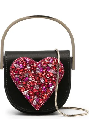 Aquazzura Love Me Mini-Tasche aus Satin