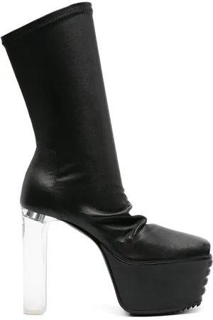 Rick Owens Halbhohe Peeptoe-Stiefel