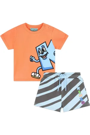 Kenzo Set mit Cartoon-Print