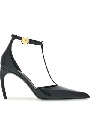 Salvatore Ferragamo Lackleder-Pumps mit T-Riemen 85mm