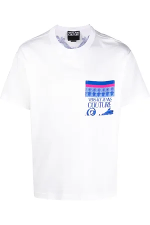 VERSACE T-Shirt mit Barocco-Print