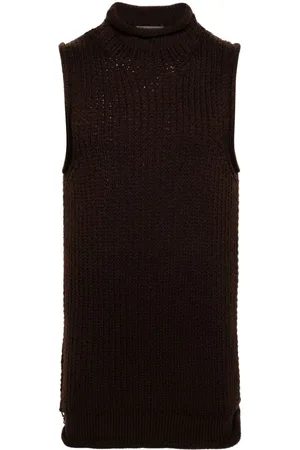 YOHJI YAMAMOTO 2000 gerippter Wollpullunder
