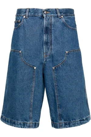 Palm Angels Jeans-Shorts mit Monogramm