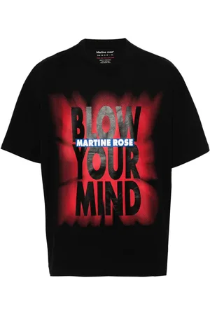 MARTINE ROSE T-Shirt mit Logo-Print