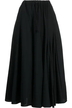 YOHJI YAMAMOTO Midirock mit hohem Bund