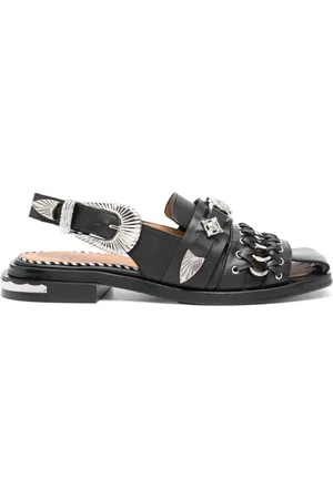 TOGA PULLA Verzierte Ledersandalen