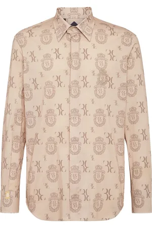 BILLIONAIRE Hemd mit Logo-Print