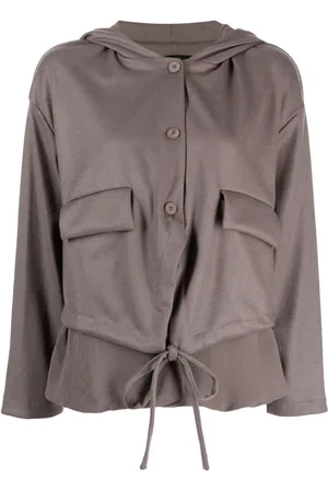 TRANSIT Kapuzenjacke im Layering-Look