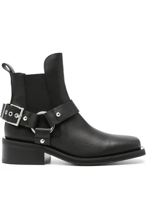 Ganni Chelsea-Boots im Biker-Look