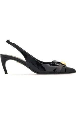 Salvatore Ferragamo Lackleder-Pumps mit Schleife 55mm