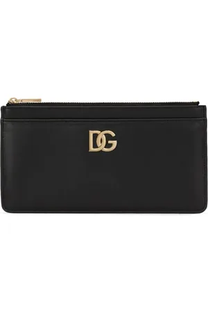 Dolce & Gabbana Portemonnaie mit Logo-Schild