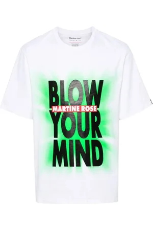 MARTINE ROSE T-Shirt mit Logo-Print