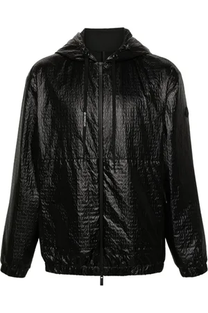 Moncler Kapuzenjacke mit Logo-Prägung