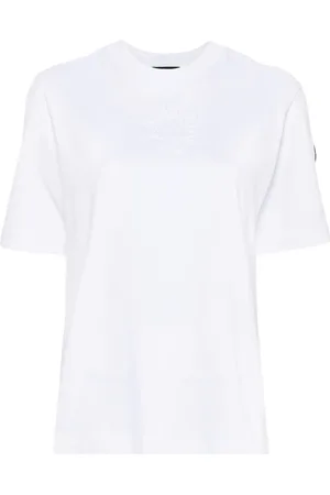 Moncler T-Shirt mit Logo-Prägung