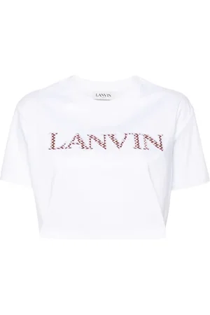 Lanvin T-Shirt mit Logo-Stickerei