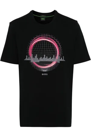 HUGO BOSS T-Shirt mit vorstehendem Logo