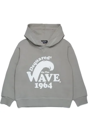 Dsquared2 Jersey-Hoodie mit Logo-Print