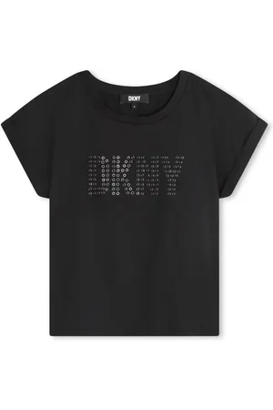 DKNY T-Shirt aus Bio-Baumwolle mit Logo-Verzierung