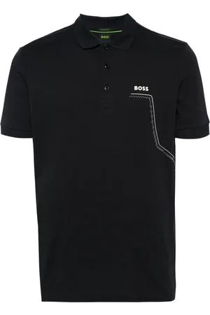 HUGO BOSS Poloshirt mit Logo-Applikation