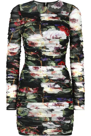 Dolce & Gabbana Minikleid mit Blumen-Print