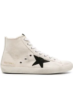 Golden Goose Francy Canvas-Sneakers mit Wildlederstern