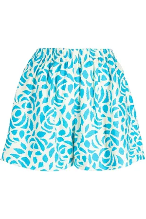 Bambah Camelia Shorts aus Leinen mit Blumen-Print