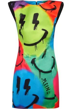 Philipp Plein Minikleid mit grafischem Print