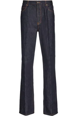 Salvatore Ferragamo Straight-Leg-Jeans mit Kontrastnähten