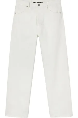 Jil Sander Halbhohe Straight-Leg-Jeans