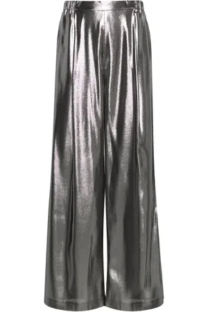CARINE GILSON Weite Pyjamahose aus Lurex