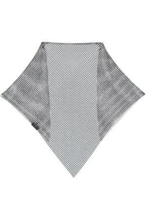 Lanvin Mesh-Schal mit Kristallverzierung