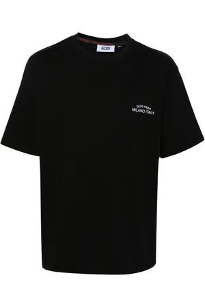GCDS T-Shirt mit Logo-Stickerei