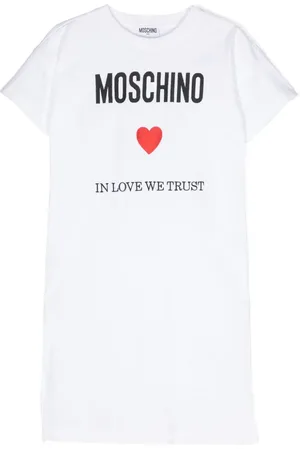 Moschino Kleid mit Logo-Stickerei