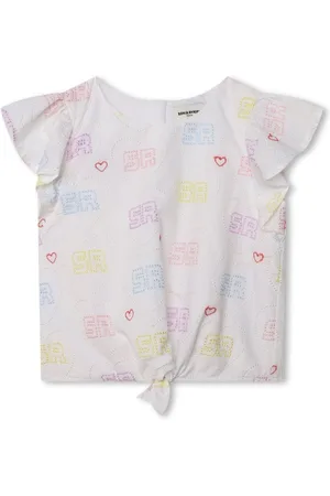 Sonia Rykiel Enfant Bluse mit Kristallen