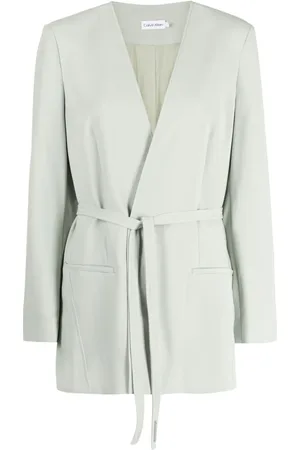 Calvin Klein Einreihiger Blazer ohne Kragen