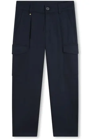 HUGO BOSS Cargohose mit Faltendetail