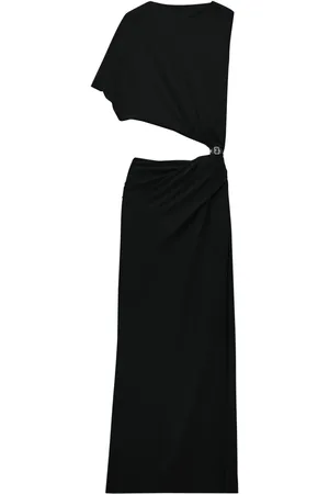Courrèges Asymmetrisches Kreppkleid