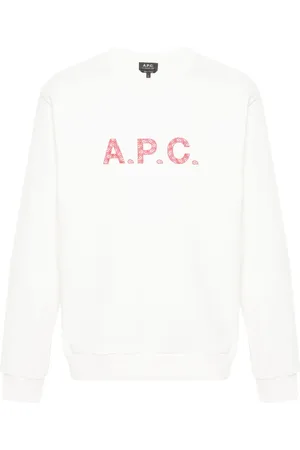 A.P.C. Sweatshirt mit Logo-Print