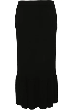 Moschino 2000 Midirock aus Wolle
