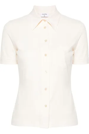 Filippa K Hemd mit Monogramm-Stickerei
