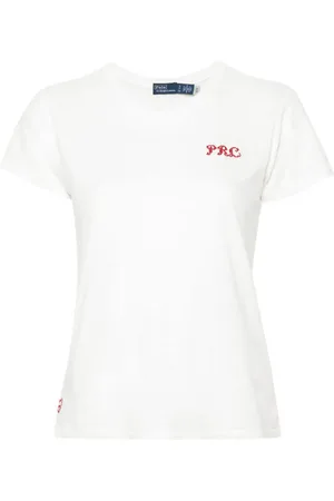Ralph Lauren T-Shirt mit Logo-Stickerei
