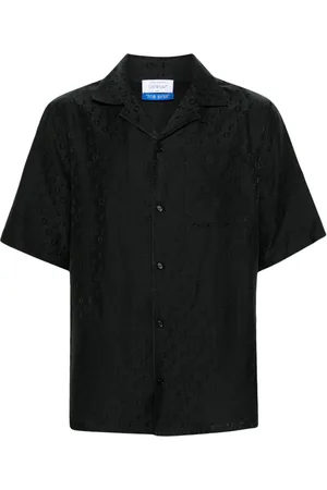 OFF-WHITE Jacquard-Hemd mit Monogrammmuster